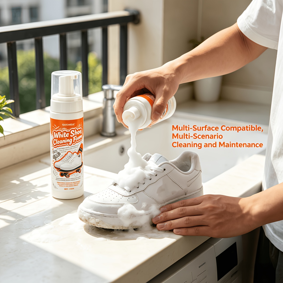 Sneaker Care Cleaner - Портативный пенящийся очиститель для белой обуви