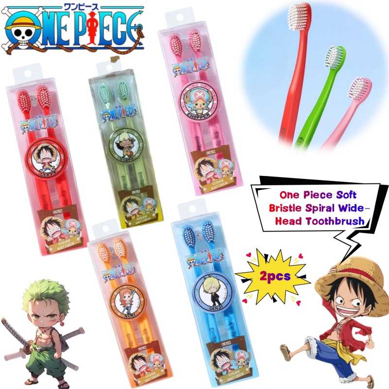 Brush Bristle Set - Цельная зубная щетка Luffy Zoro Usopp