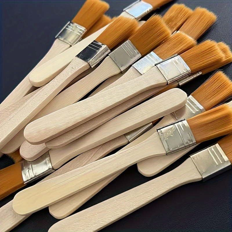 Brush Bristle Set - 10 шт., кисть с нейлоновой щетиной