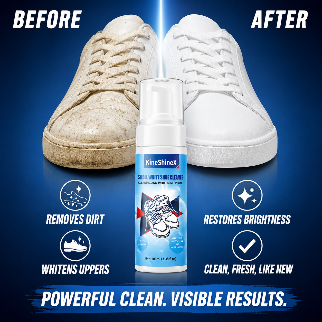 Sneaker Care Cleaner - Набор для чистки обуви Gihen: безводное