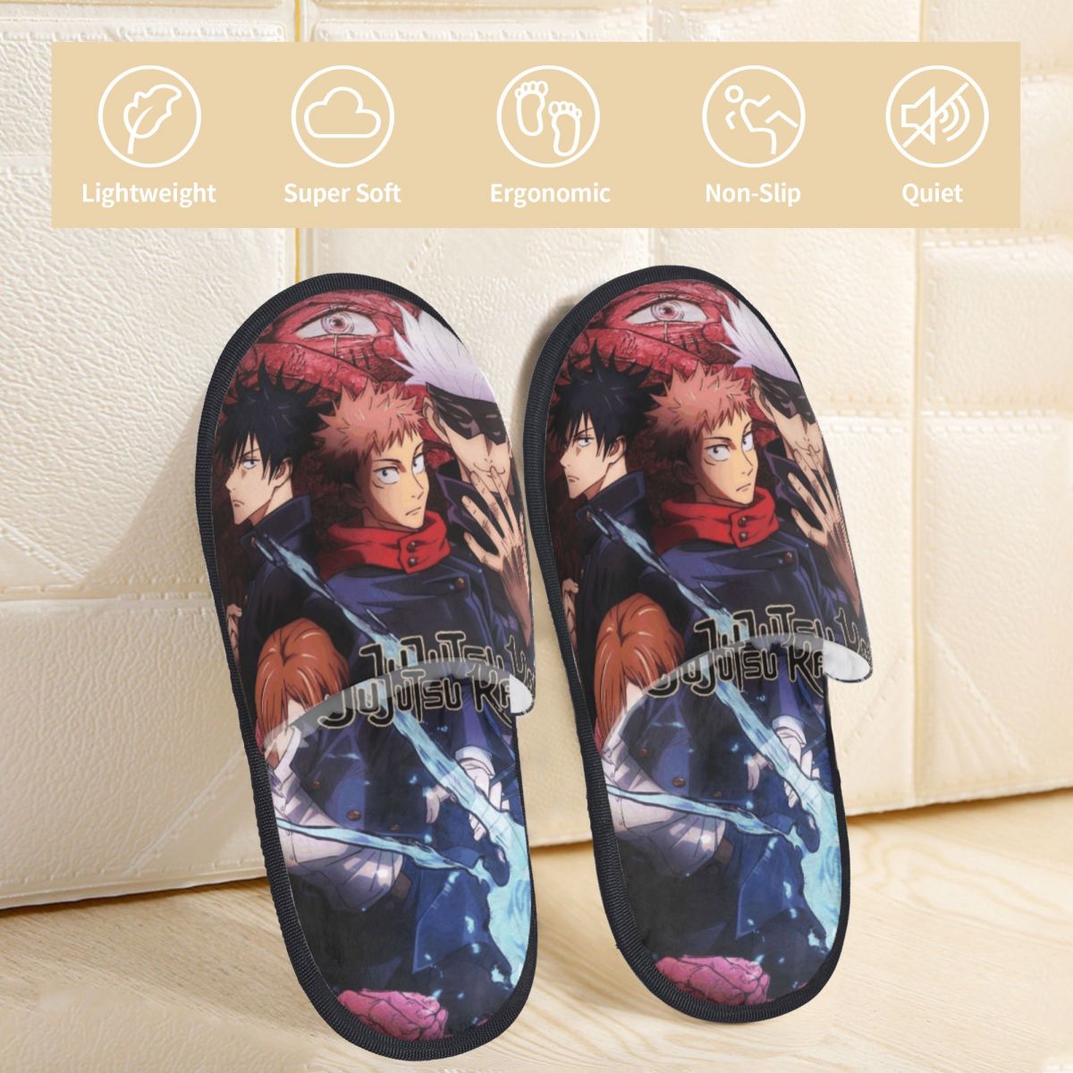 Домашние тапочки Jujutsu Kaise – обзор и цена Insole Memory Foam
