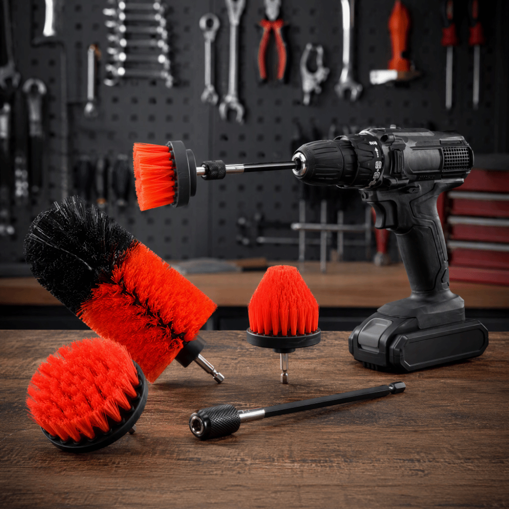 Набор из 5 насадок для дрели с – обзор и цена Brush Bristle Set