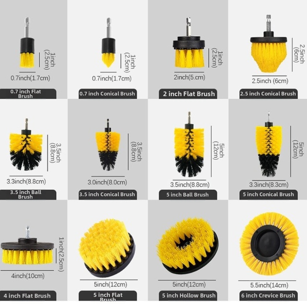 Набор из 5 насадок для дрели с – обзор и цена Brush Bristle Set