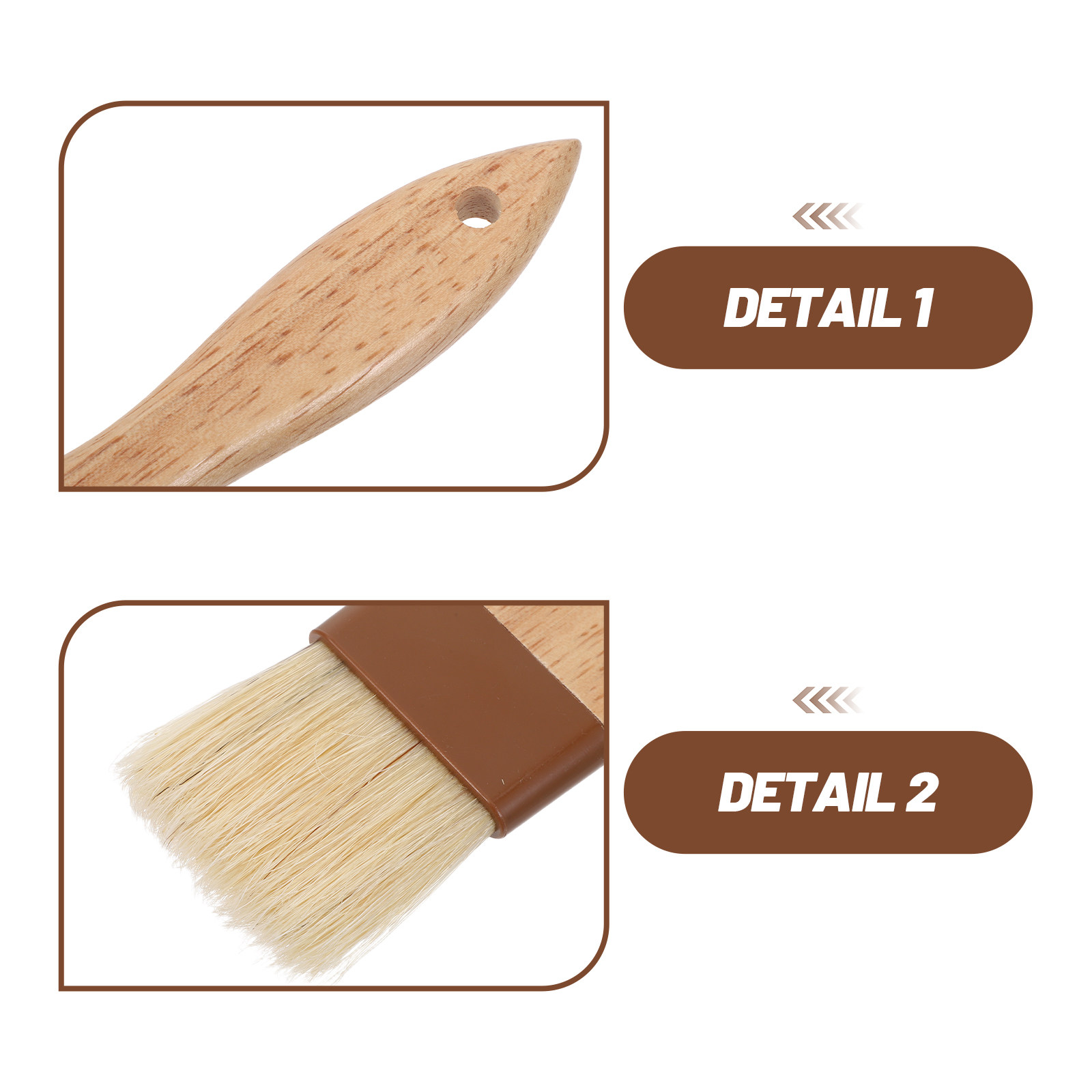 Набор из 3 кистей для барбекю  – обзор и цена Brush Bristle Set