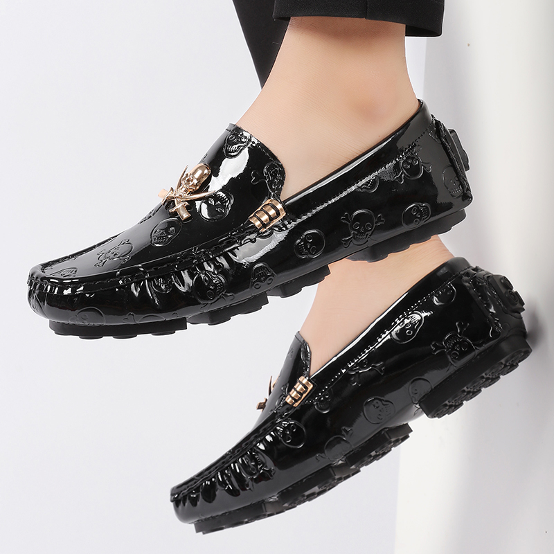Мужские качественные лоферы Sh – обзор и цена Patent Leather Shine