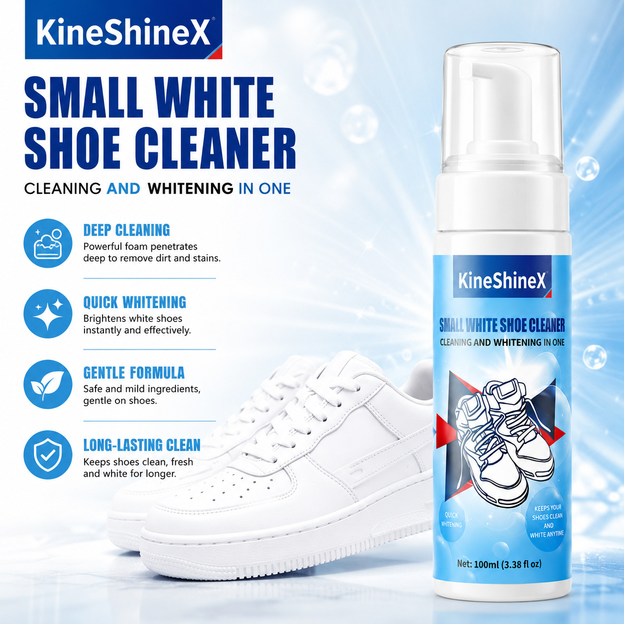 Набор для чистки обуви Gihen:  – обзор и цена Sneaker Care Cleaner